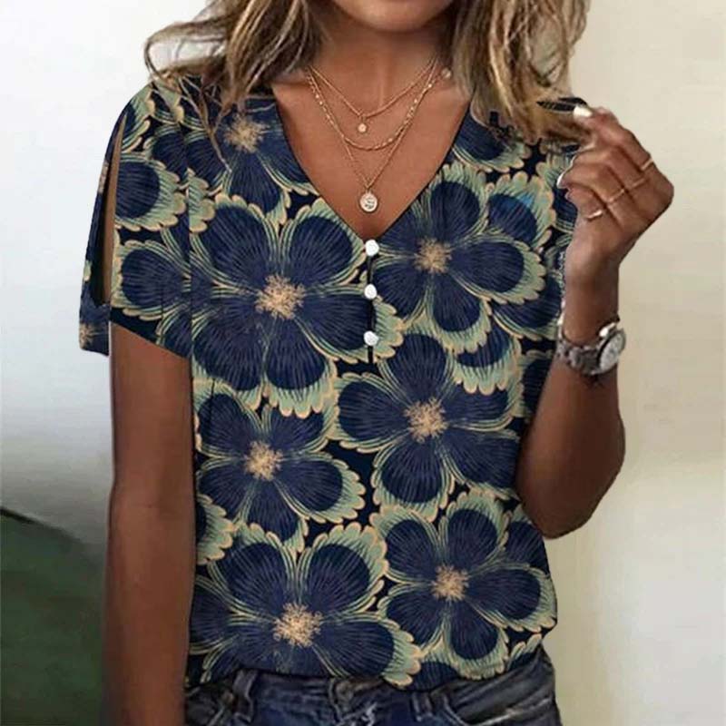 Amanda - Vintage Bloemen Top