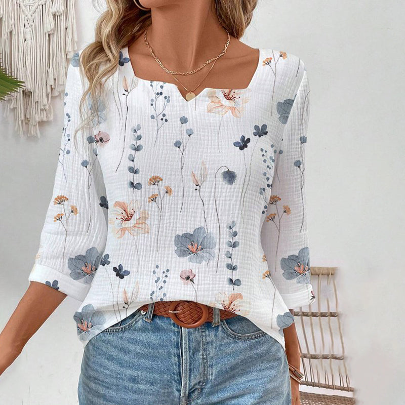 Saskia | Boho Bloemen Blouse