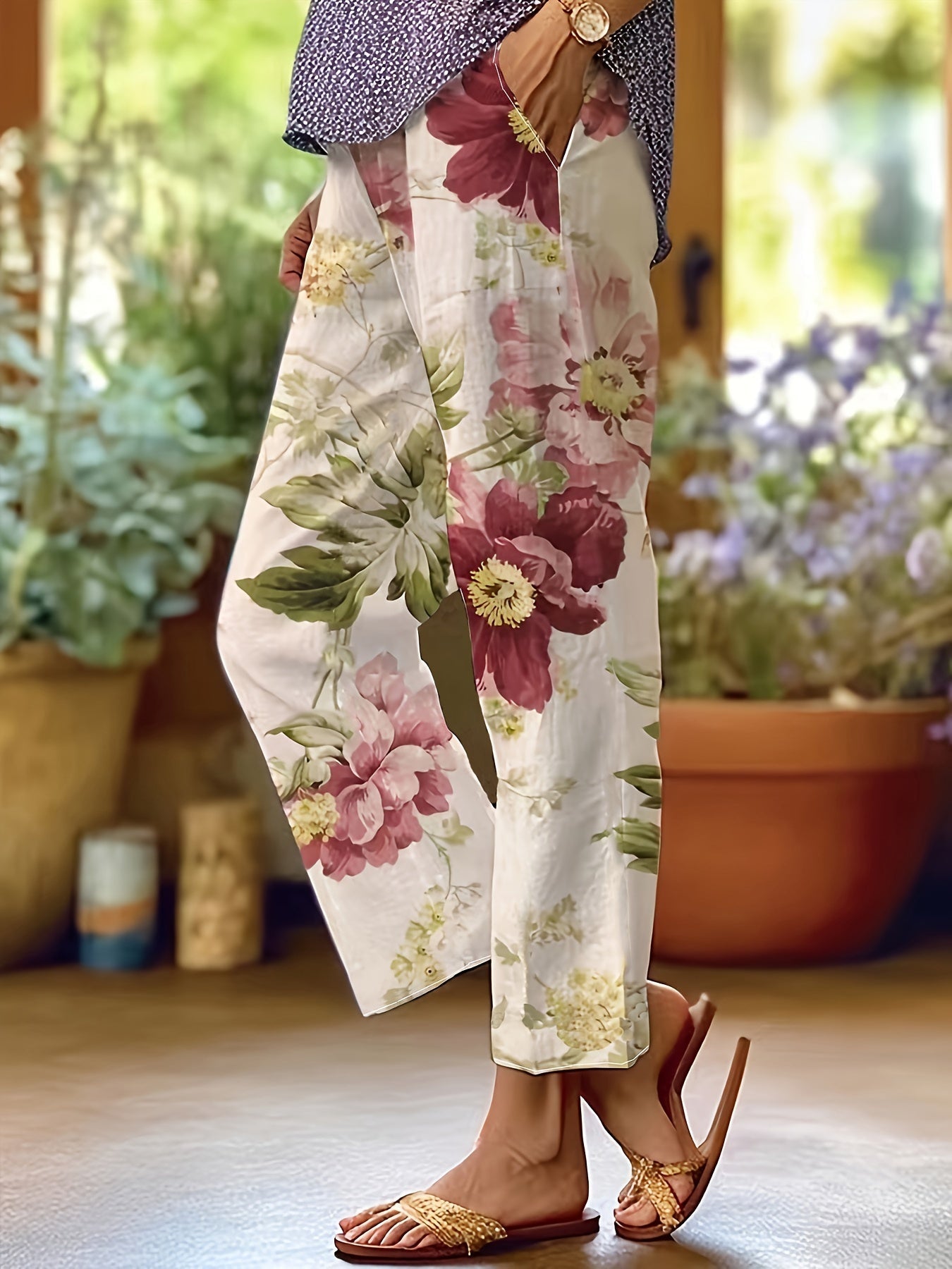 ELLIE | ZOMER BROEK MET BLOEMEN